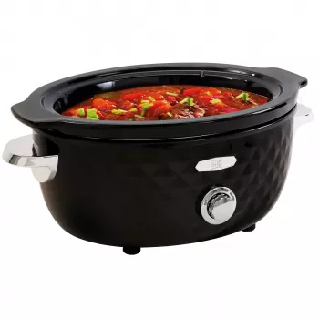 FRITEL Family olla de cocción lenta 5.5 litros 210W negro/cromo