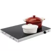 FRITEL Family WT 2478 calientaplatos 400W negro/acero inoxidable