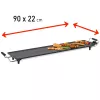 FRITEL Starter TY 1897 parrilla teppanyaki XXL 1800W plata/negro