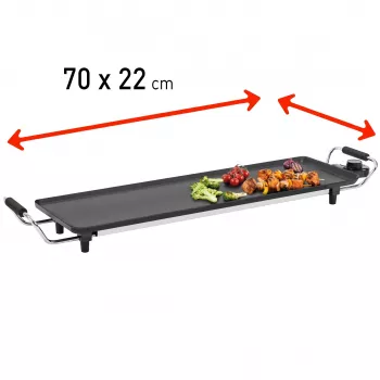 Fritel TY 1689 parrilla eléctrica teppanyaki 1800 W superficie de cocción de aluminio fundido a presión
