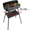 FRITEL Starter BBQ 2246 parrilla eléctrica con soporte, 2200 W, negro