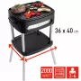 FRITEL Family BBQ 3256 parrilla eléctrica BBQ rojo/negro
