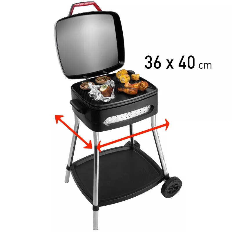 FRITEL Family BBQ 3278 parrilla eléctrica rojo/negro