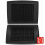 FRITEL Family set de placas para gofres (2 placas) para gofrera serie 1300 - aluminio fundido antiadherente, apto para lavavajillas, negro/gris