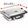 Fritel CW 3647 2 gofreras 1600 W gris, plata