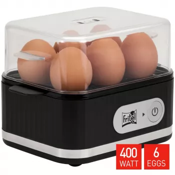 FRITEL Family huevera 400W negro/transparente