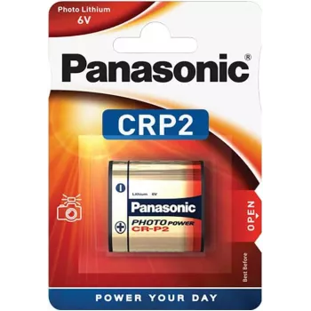 Panasonic CRP2 1BL pila de litio 6V (1400 mAh)