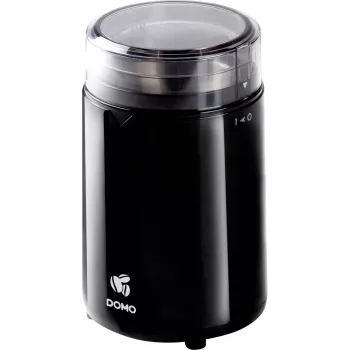 DOMO Grind & Brew DO721K cafetera automática negra, acero inoxidable