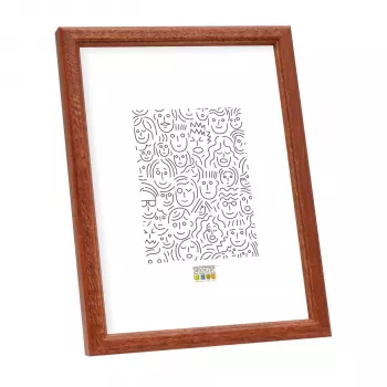 Deknudt S236H3 marco de madera 15x20 en marrón oscuro