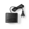 Nedis CLDK008BK despertador digital LED con función de repetición, negro