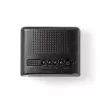 Nedis CLDK008BK despertador digital LED con función de repetición, negro