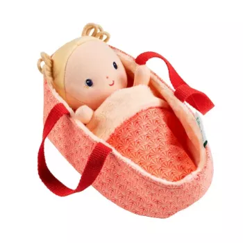 Lilliputiens Anais the Fox Muñeca de tela con cesta, conjunto y manta