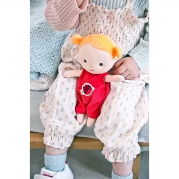 Lilliputiens Set de muñeca bebé Aghate con cesta, conjunto y manta