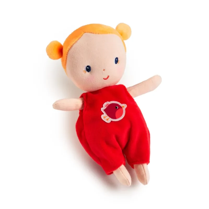 Lilliputiens Set de muñeca bebé Aghate con cesta, conjunto y manta