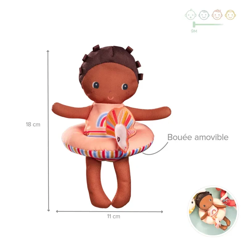 LILLIPUTIENS Lena Muñeca de Baño 6m+