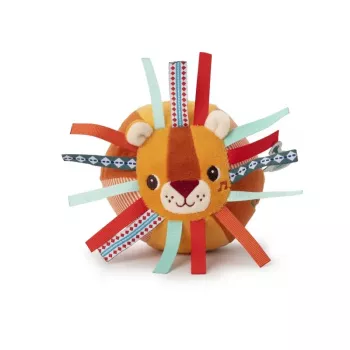 Lilliputiens Pelota Sensorial con Campana y Relieve Jack el León 6m+