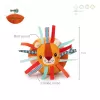 Lilliputiens Pelota Sensorial con Campana y Relieve Jack el León 6m+