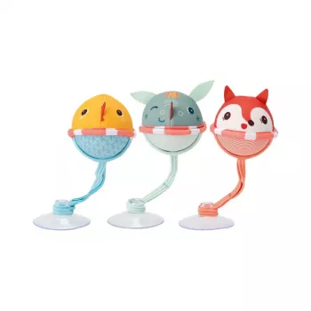 Lilliputiens Set de 3 Pelotas de Baño con Ventosas - Joe el Dragón 3m+