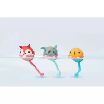 Lilliputiens Set de 3 Pelotas de Baño con Ventosas - Joe el Dragón 3m+
