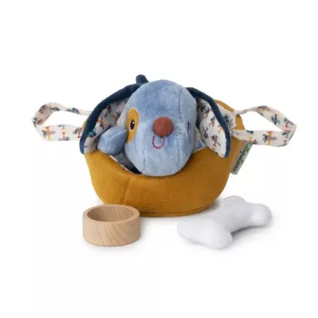 Lilliputiens Jules el Perro Set de Juego de Actividades de Peluche con Cesta y Accesorios, 12m+