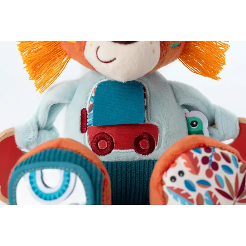 Lilliputiens Peluche de Actividades Múltiples Jack el León 9m+