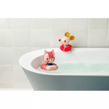 Lilliputiens set de juguetes de baño Jeanne the Cat y Nina la ratona 6m+