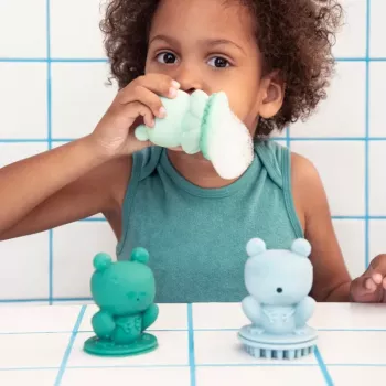 Lilliputiens set sensorial de juguetes de baño 3 ranas 9m+