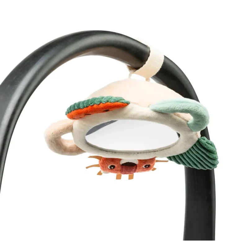 Lilliputiens espejo de actividades sensorial Jack the Lion con asas, 3m+