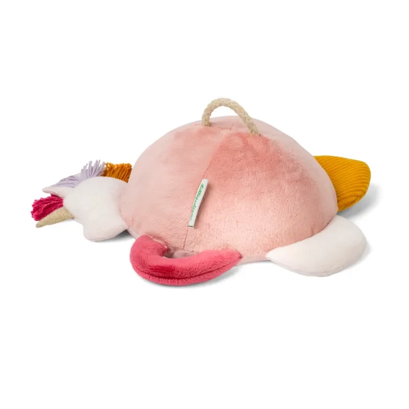 Lilliputiens espejo de actividades Lena the Unicorn con asas, juguete sensorial para bebés a partir de 3 meses