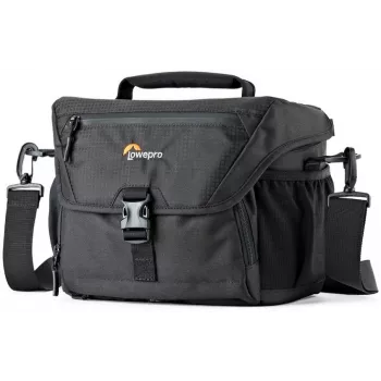 Lowepro Nova 180 AW II bolsa bandolera para cámara DSLR/sin espejo con objetivo, negra