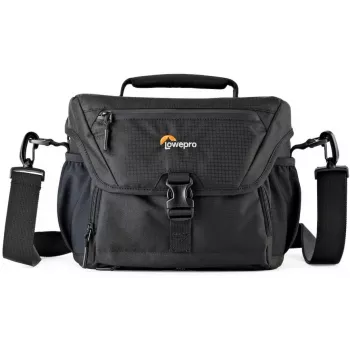 Lowepro Nova 180 AW II bolsa bandolera para cámara DSLR/sin espejo con objetivo, negra