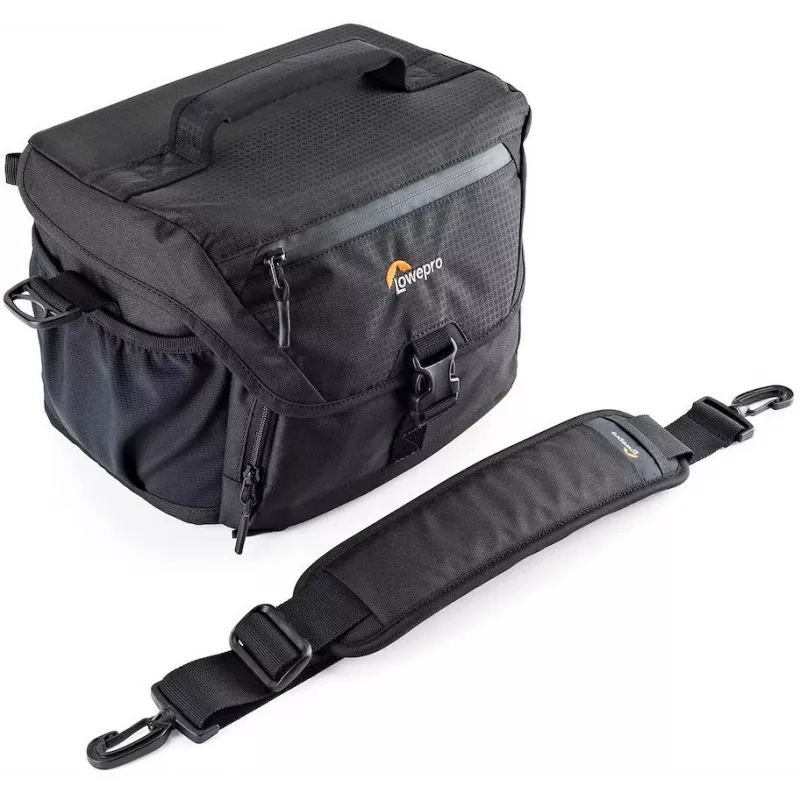 Lowepro Nova 180 AW II bolsa bandolera para cámara DSLR/sin espejo con objetivo, negra