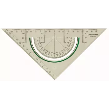 Simplex Super Series Geo Triangle Plástico 22,5 cm Hipotenusa