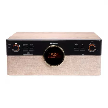 Denver MRD-180 minicadena retro de madera DAB+/FM CD casete Bluetooth
