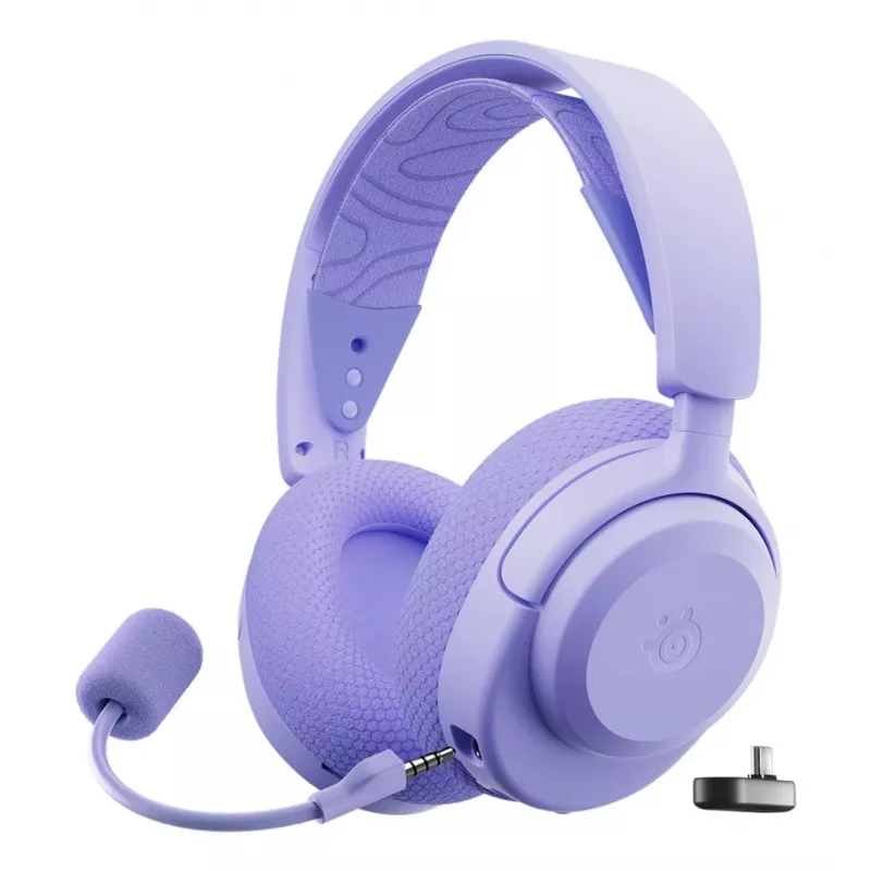 SteelSeries Arctis Nova 3 Auriculares gaming inalámbricos, lavanda