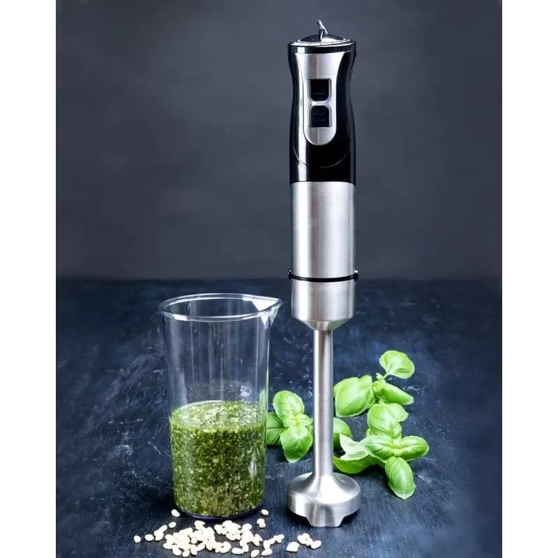 Gastronoma 18210001 Batidora de mano, 1000 W, negro/plateado