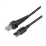 Cable USB alimentado Honeywell - 2,9 m - Negro