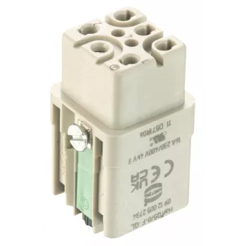 Harting Han Q Insert de hembra 5+PE Quick Lock 1,5mm²
