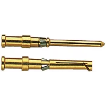 Harting Han D Contacto macho de crimpado 0,5 mm², chapado en oro (Au), HMC, 100 piezas 09152006123