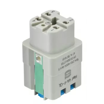 Harting Han A® Insert de hembra 4 contactos Quick Lock 09200042733