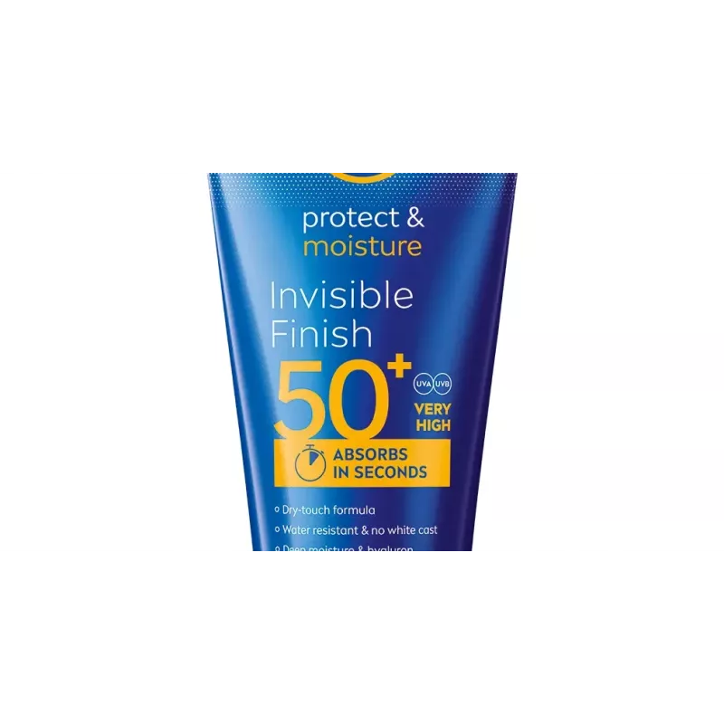 NIVEA Sun Invisible Finish loción solar hidratante SPF50+ 150ml