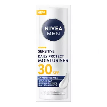 NIVEA Men Sensitive Daily Protect crema hidratante facial SPF30 50ml