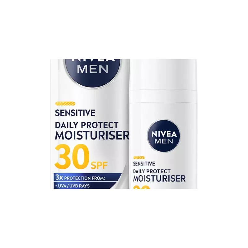 NIVEA Men Sensitive Daily Protect crema hidratante facial SPF30 50ml