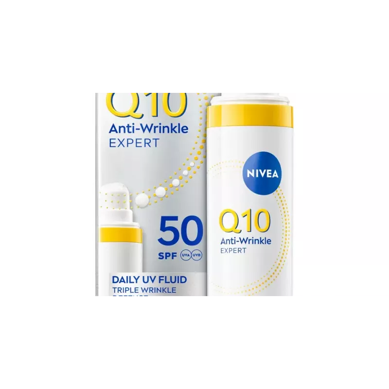 NIVEA Q10 Daily UV Fluid facial antiarrugas SPF50 40ml