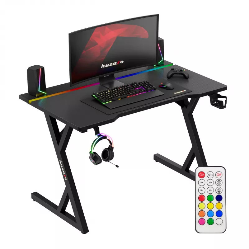 Huzaro Hero 2.4 Escritorio Gaming RGB Negro