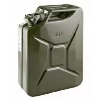 AUTEL bidón metálico 20L - verde oliva, certificado UN, acero laminado en frío de alta resistencia