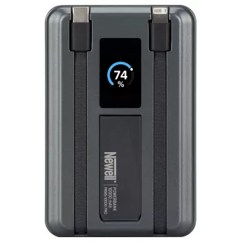 Powerbank Newell MS-10000 Pro MagSafe 10000 mAh Lightning, USB-C - Gris