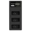 Cargador de batería de triple canal Newell CD-USB-C para Canon LP-E17