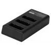 Cargador de batería de triple canal Newell CD-USB-C para Canon LP-E17