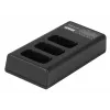 Cargador de batería de triple canal Newell CD-USB-C para Sony NP-FW50